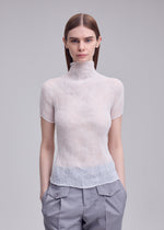 CHIFFON TWIST BK/WT-68、ウィメンズ_トップス_トップ、着用画像2