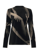 HANDS OF LOVER VELOUR、ウィメンズ_トップス_トップ、ブラック