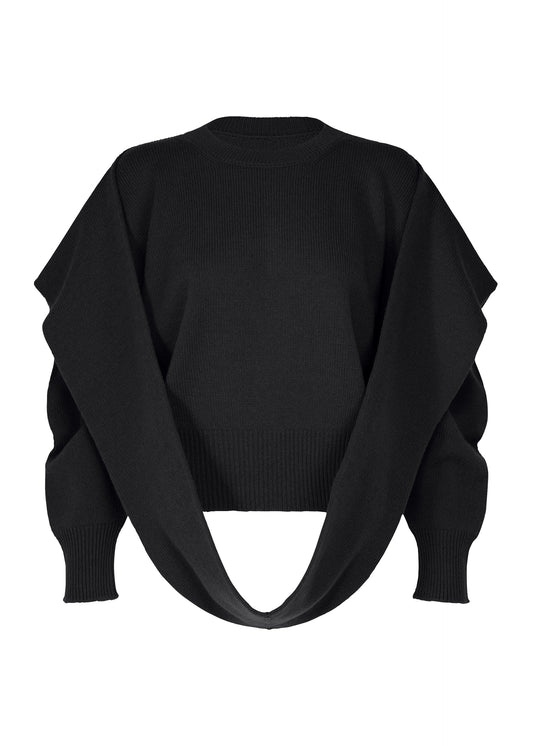 O KNIT、ウィメンズ_トップス_トップ、ブラック