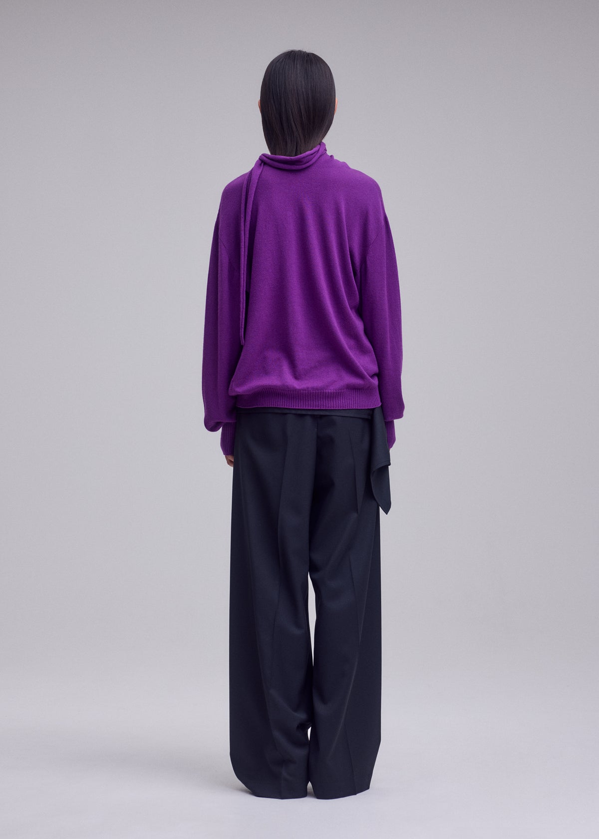 SILK CASHMERE KNIT、ウィメンズ_ニット、着用画像2