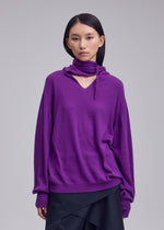 SILK CASHMERE KNIT、ウィメンズ_ニット、着用画像3