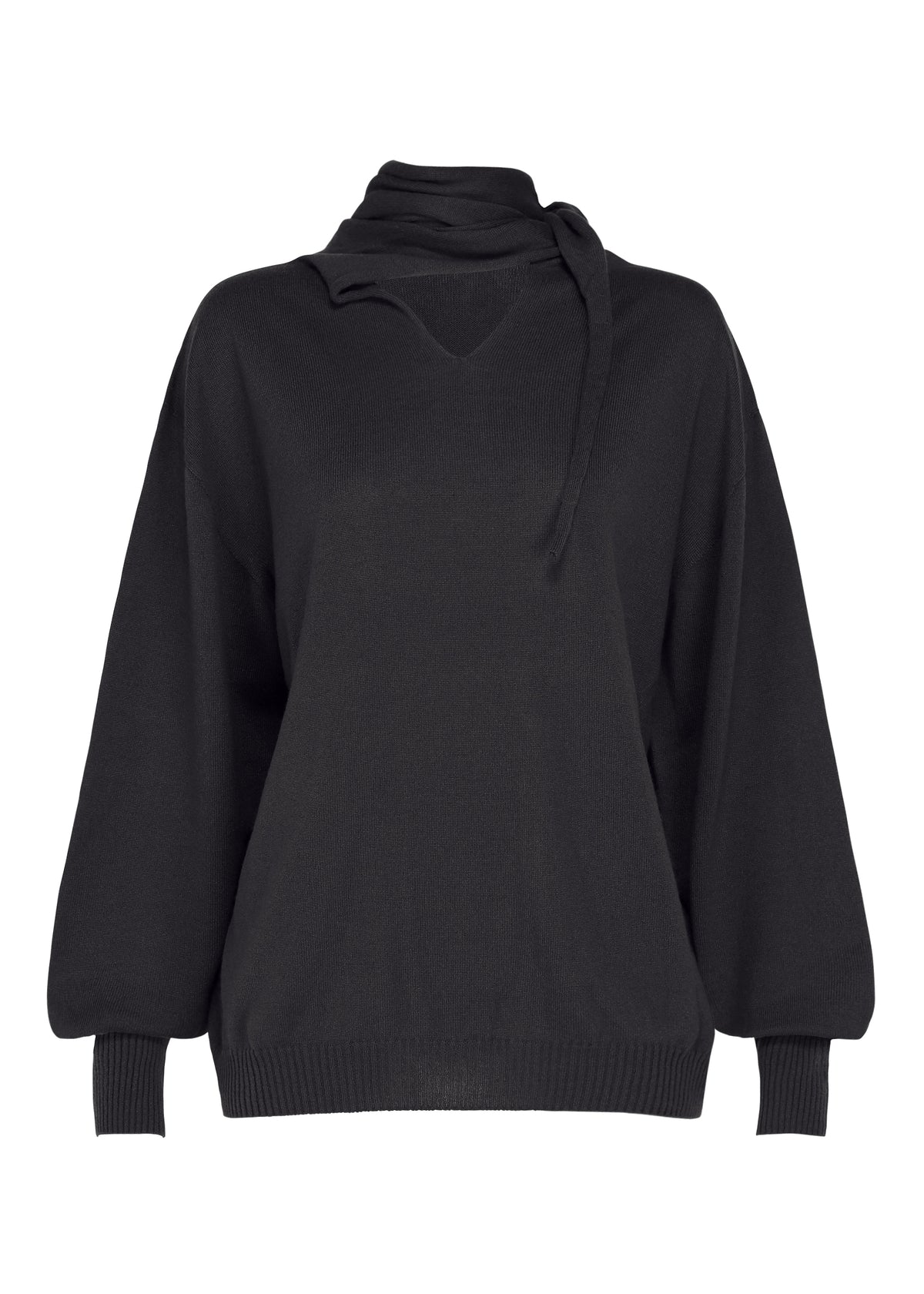 SILK CASHMERE KNIT、ウィメンズ_ニット、グレー