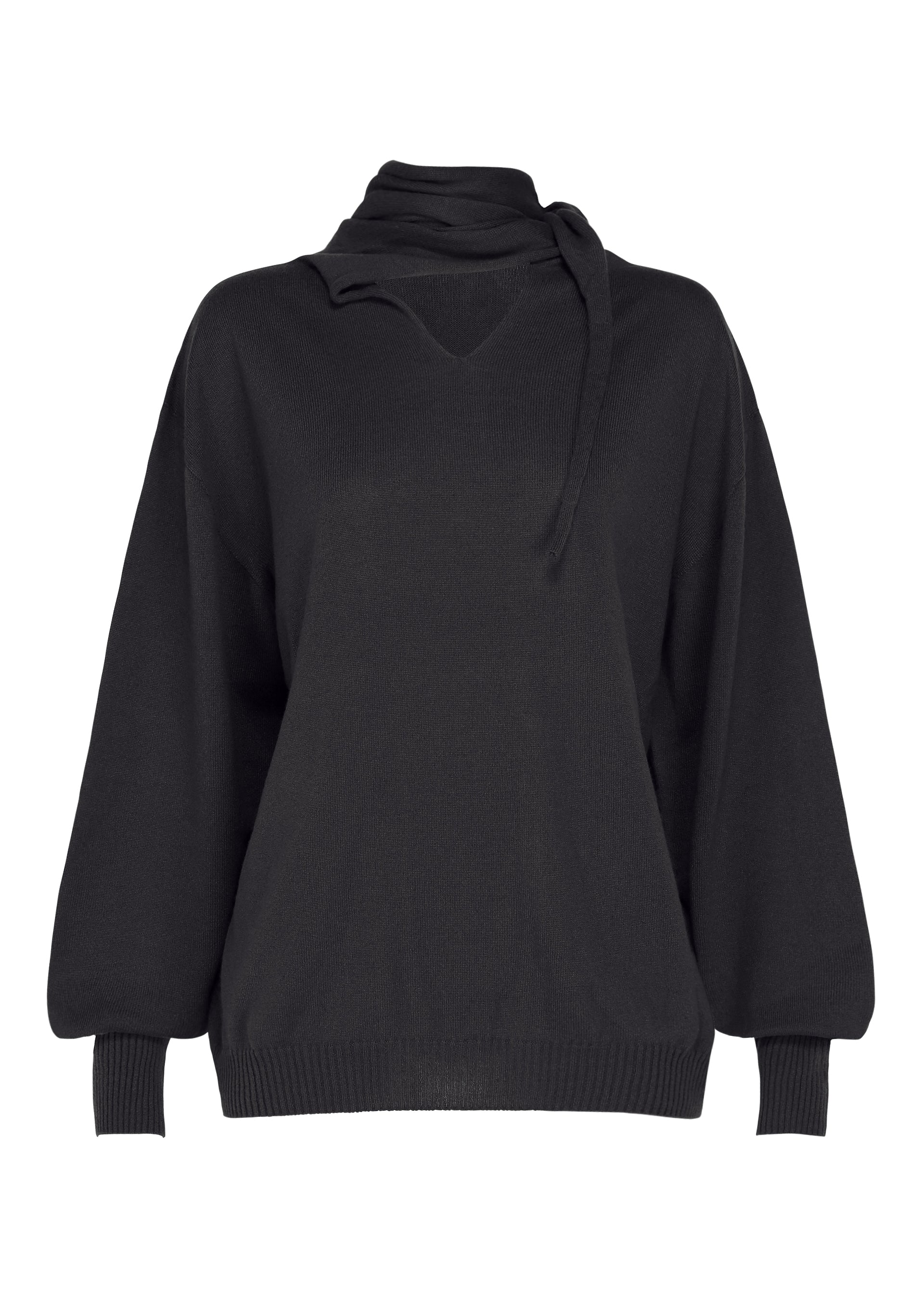 SILK CASHMERE KNIT、ウィメンズ_ニット、グレー