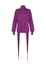 SILK CASHMERE KNIT、ウィメンズ_ニット、パープル