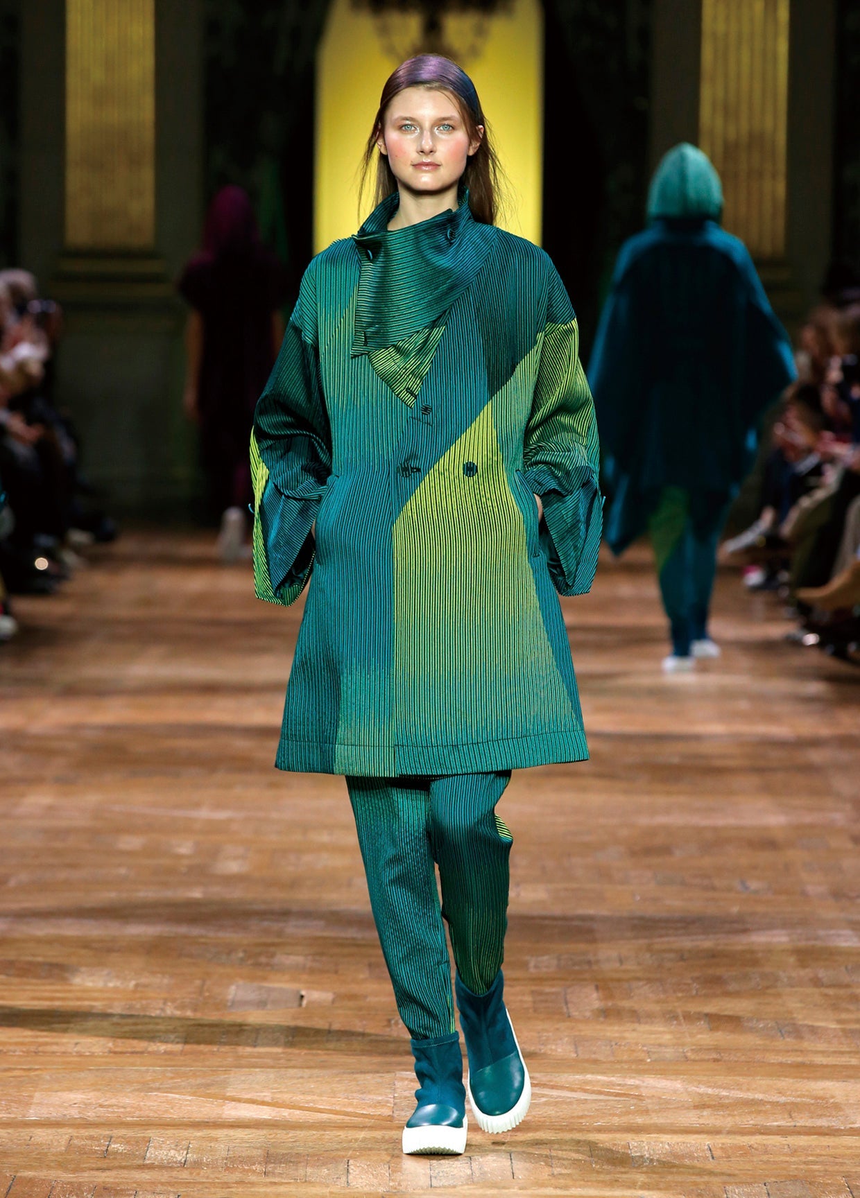 美品ISSEY MIYAKEメンクロ✖ダークグリーンストライプジャケットサイズ５ DSC_1462copy.jpg?crop=center&