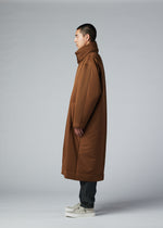PLEATS PUFFER、メンズ_ジャケット&コート_コート、着用画像2