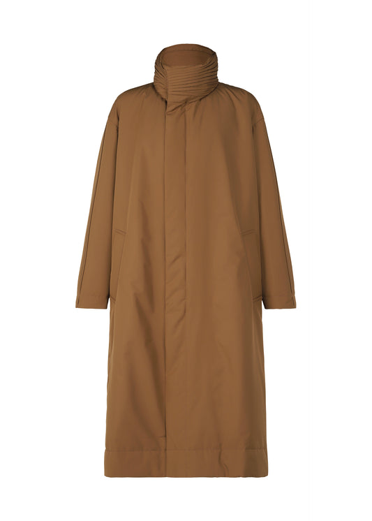 PLEATS PUFFER、メンズ_ジャケット&コート_コート、ブラウン