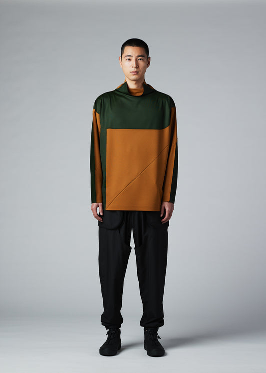 GEOMETRY JERSEY STITCH 2、メンズ_トップス_トップ、着用画像1