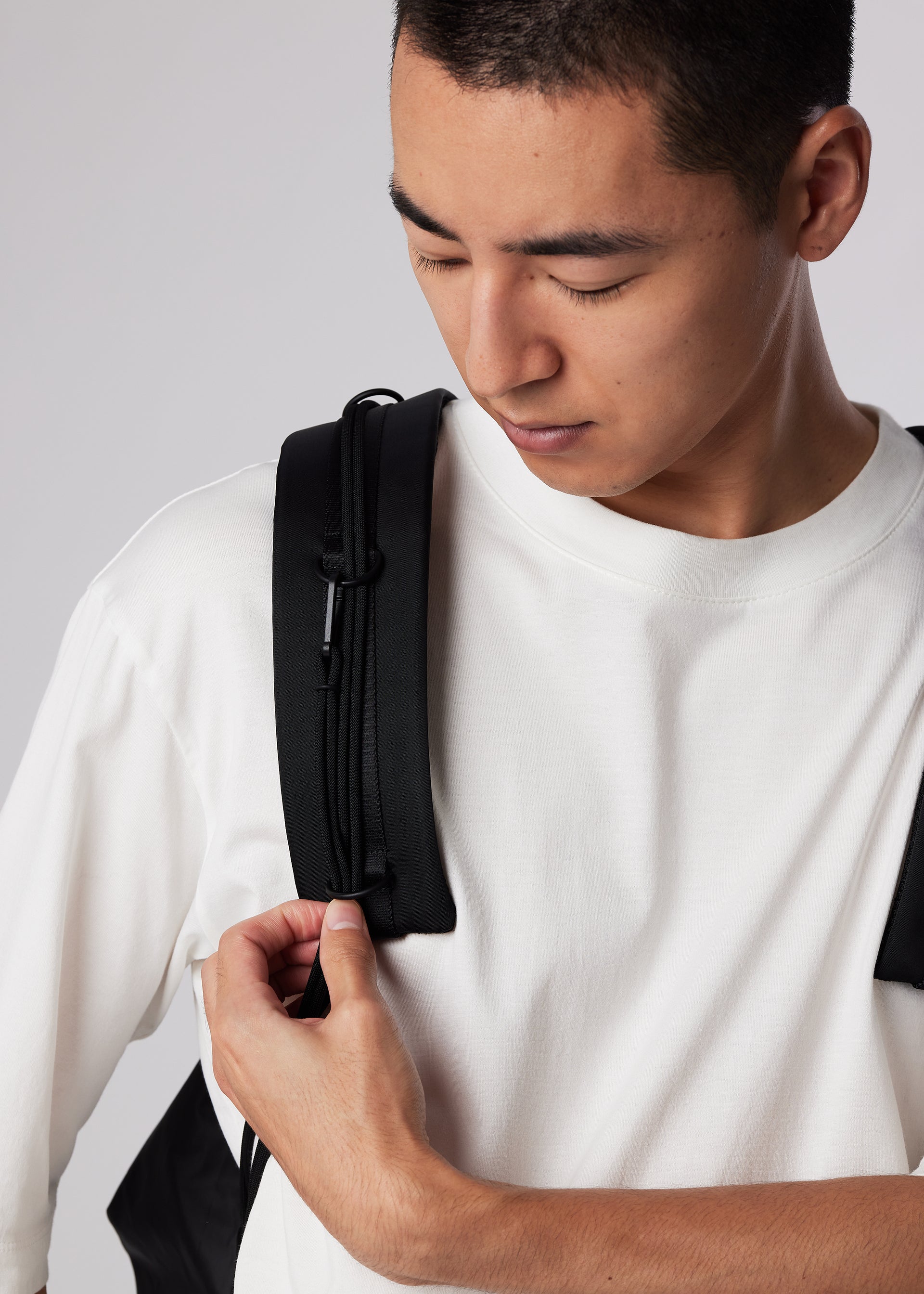 IM MEN ストリングバッグ LA41AG305 ブラック