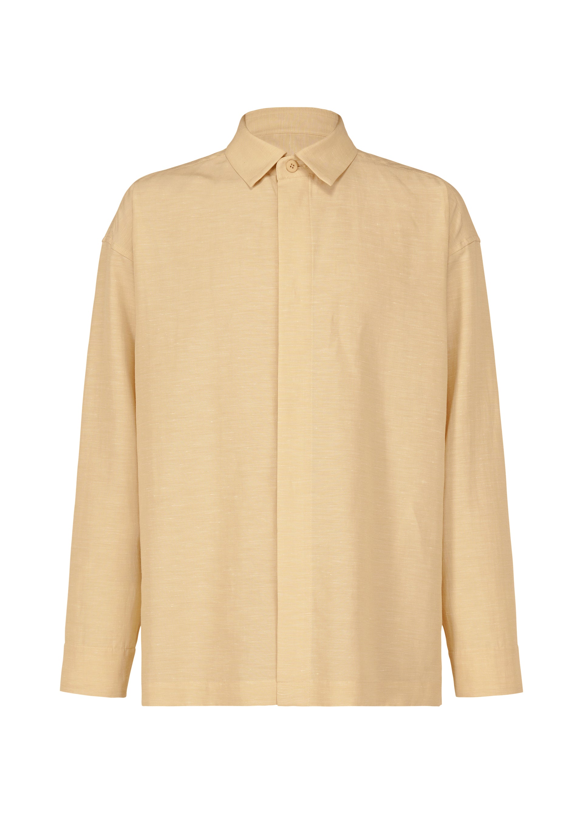 HYBRID SHIRT、メンズ_トップス_シャツ、ベージュ