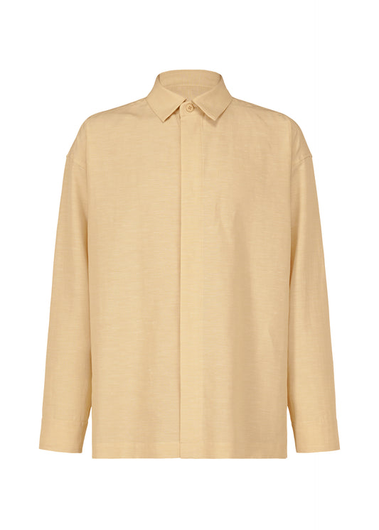 HYBRID SHIRT、メンズ_トップス_シャツ、ベージュ