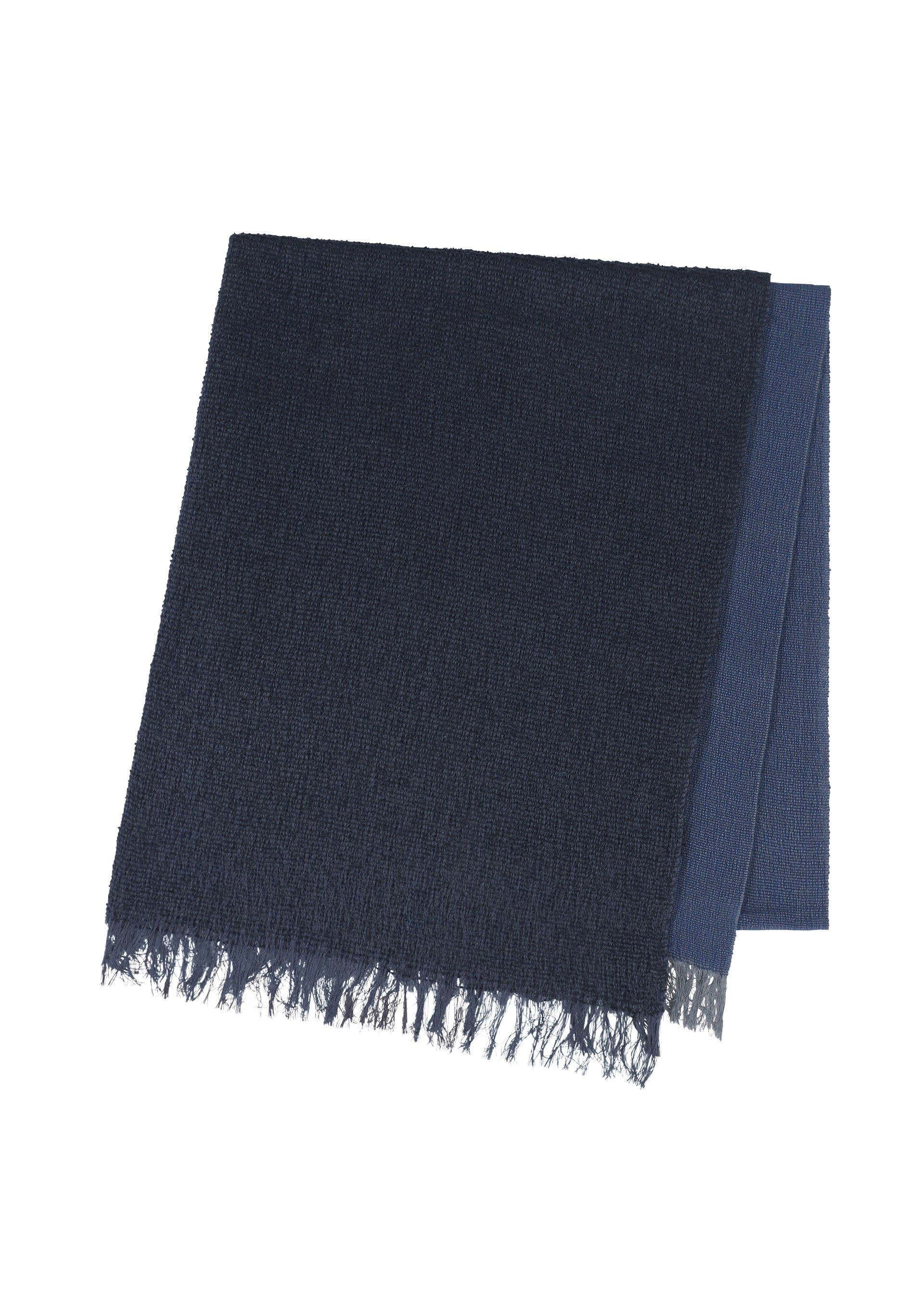 DOUBLE WEAVE STOLE、アクセサリー&その他_ストール、ブルー