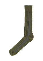 COTTON JACQUARD SOCKS、アクセサリー&その他_レッグウェア&シューズ、グリーン