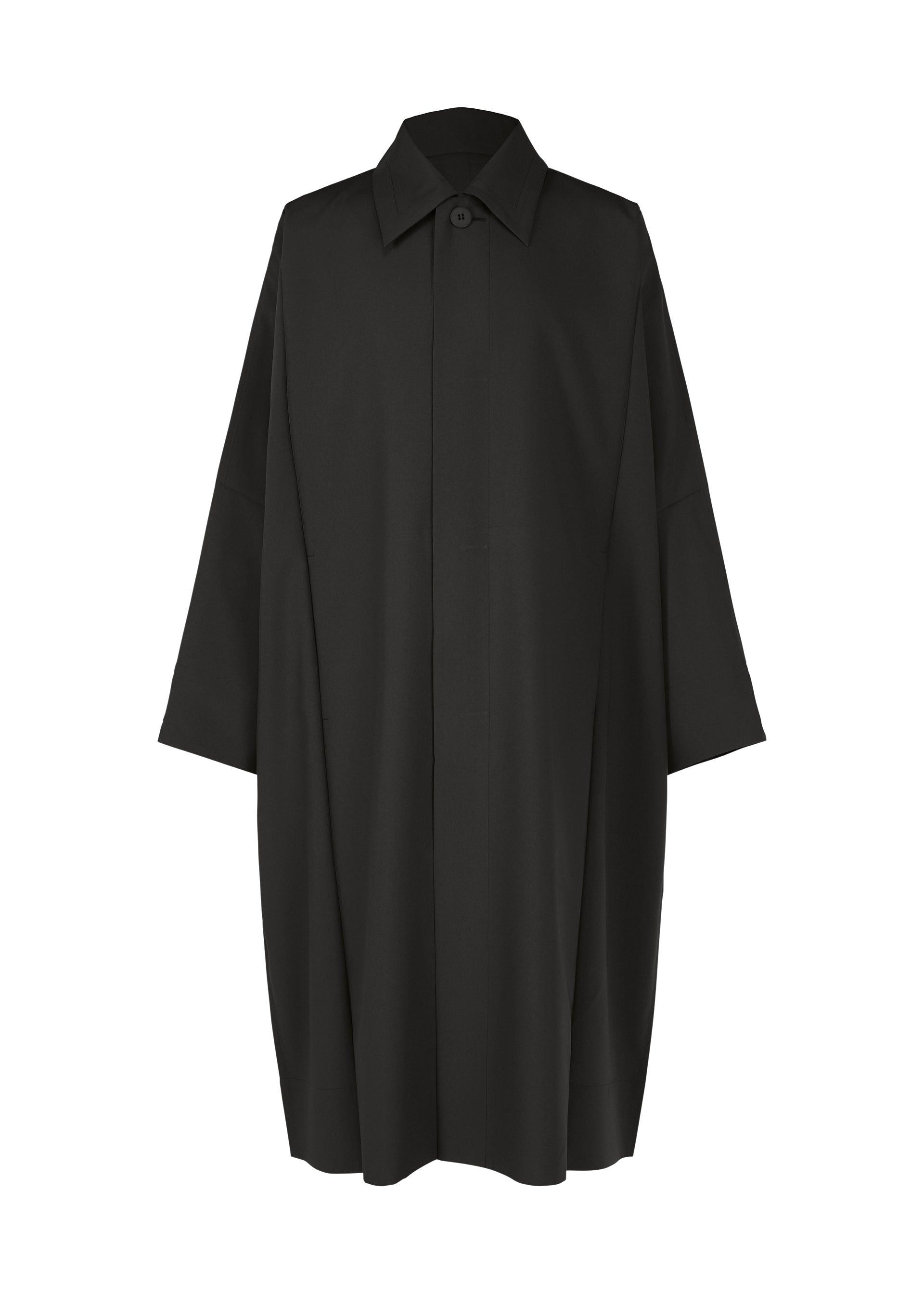 ISSEY MIYAKE ミドル丈コート ブラック M ナチュラル 上品 ミーイッセイミヤケ コート レディース ISSEY MIYAKE me – Rehello by