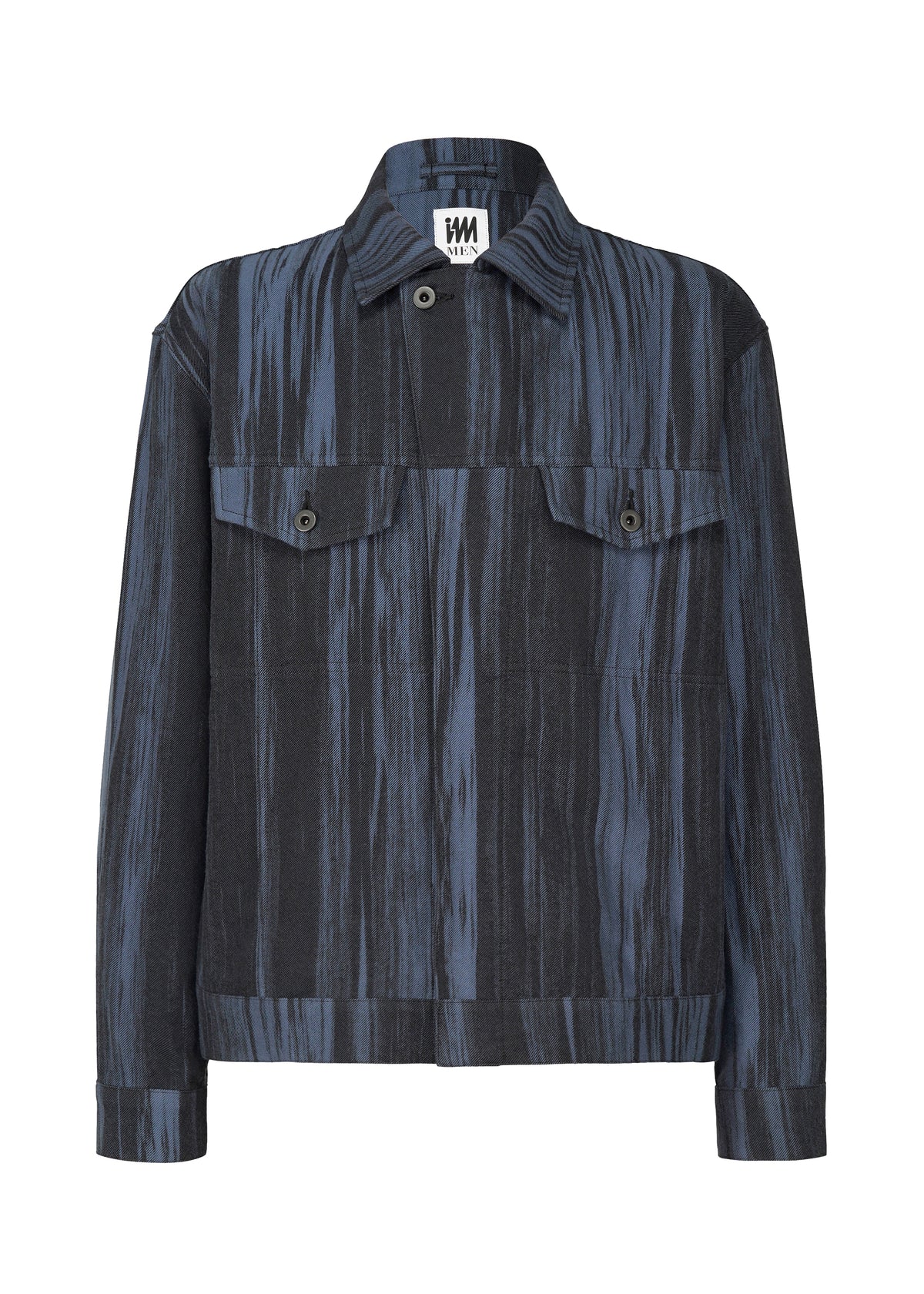 COTTON JACQUARD、メンズ_ジャケット&コート_ジャケット＆ブルゾン、ブルー