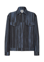 COTTON JACQUARD、メンズ_ジャケット&コート_ジャケット＆ブルゾン、ブルー