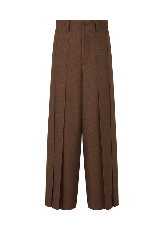 WOOL LIKE TWEED、メンズ_パンツ、ブラウン