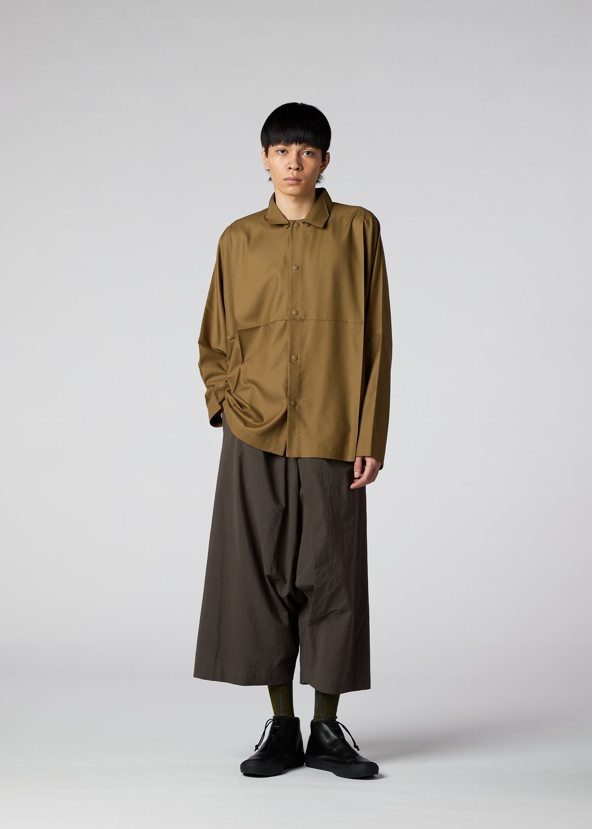 COMPACT SHIRT、メンズ_トップス_シャツ、着用画像4