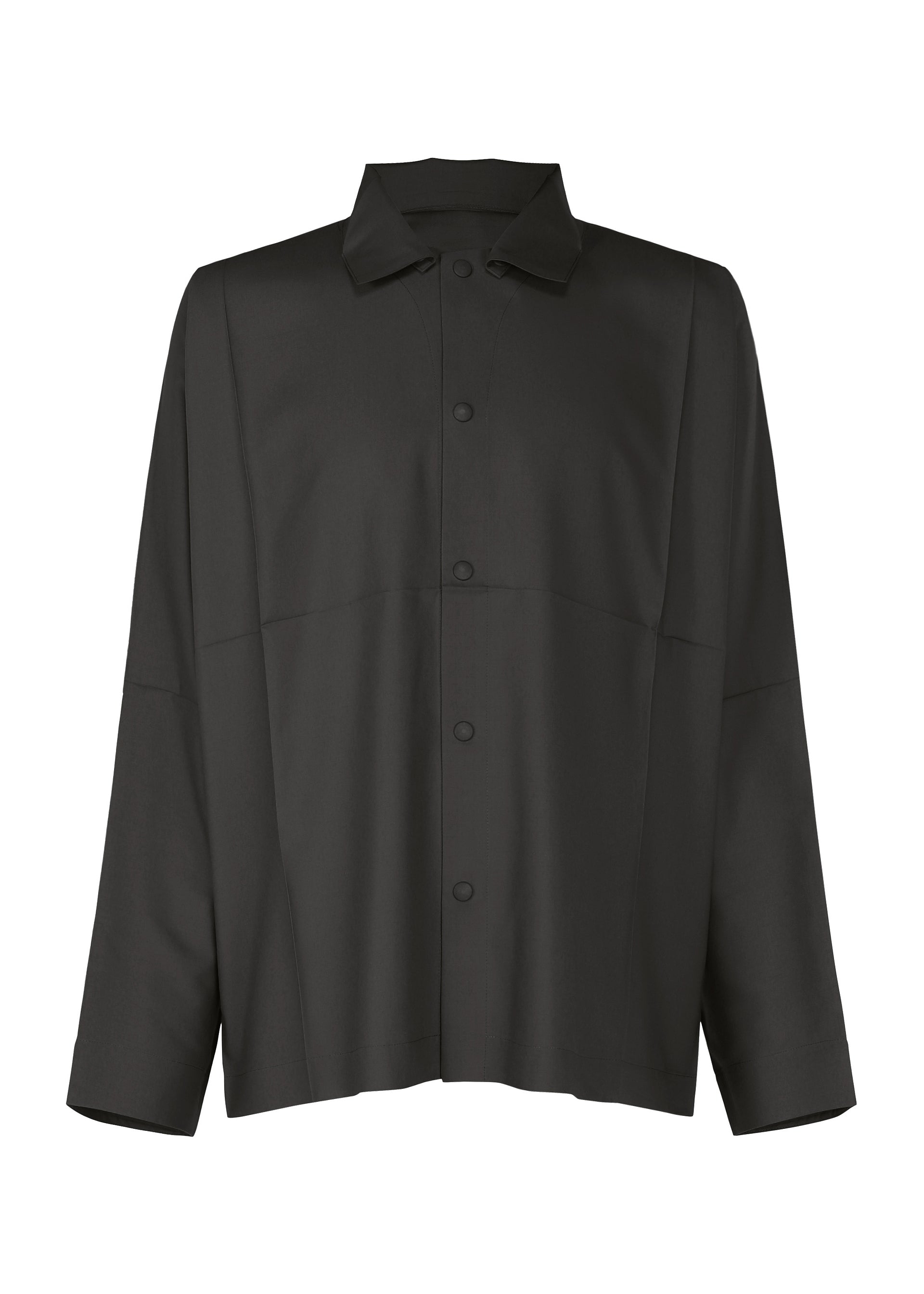 COMPACT SHIRT、メンズ_トップス_シャツ、ブラック