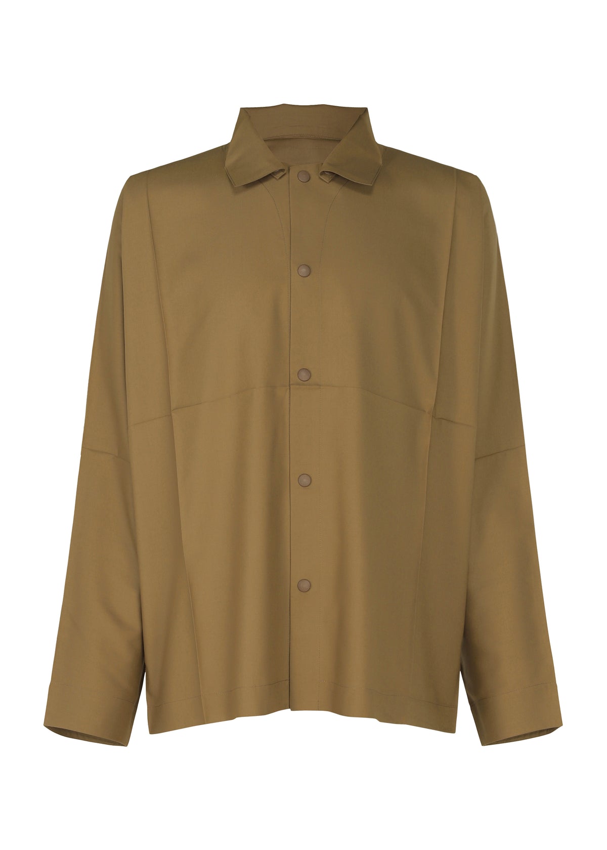 COMPACT SHIRT、メンズ_トップス_シャツ、カーキ