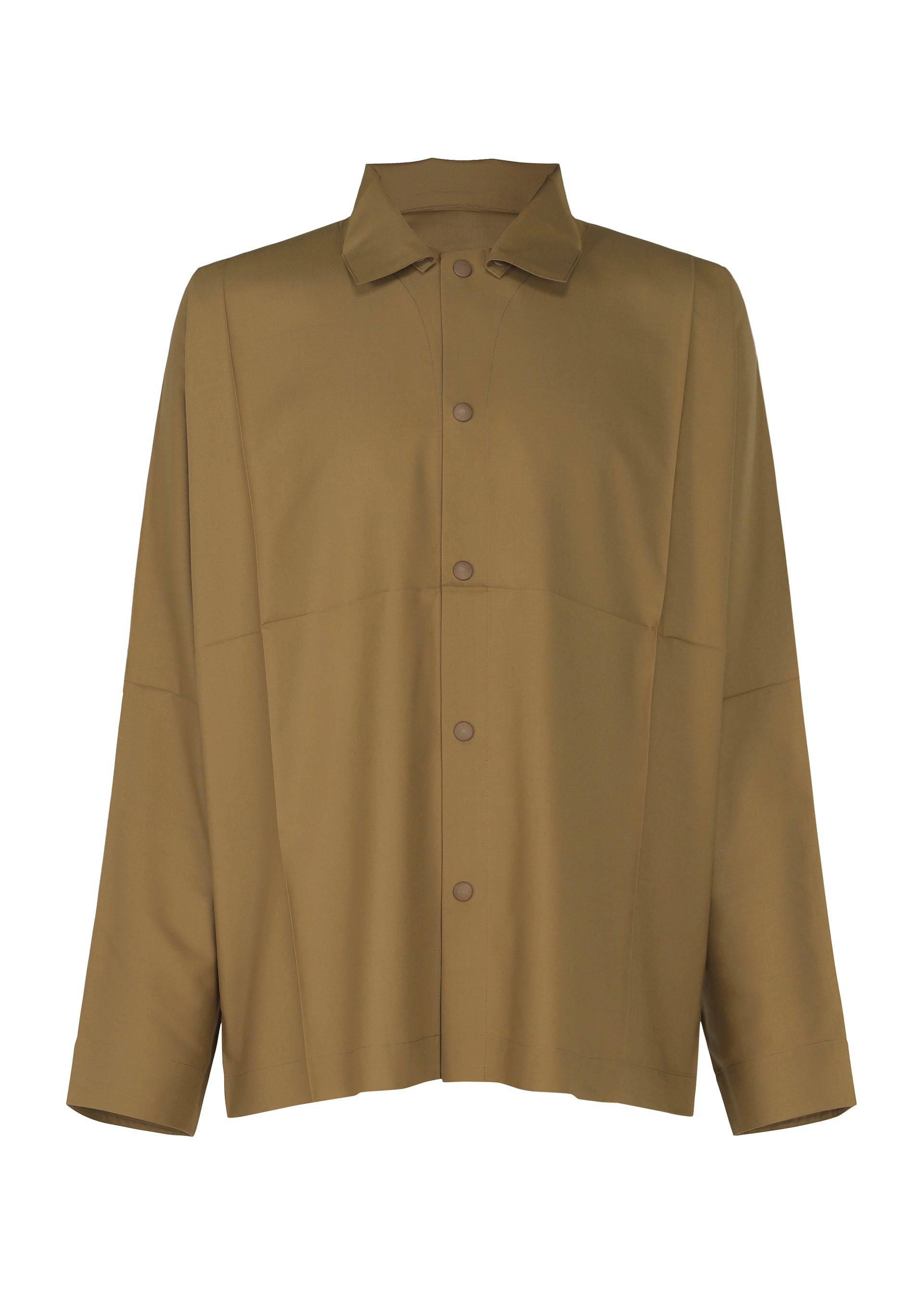 COMPACT SHIRT、メンズ_トップス_シャツ、カーキ