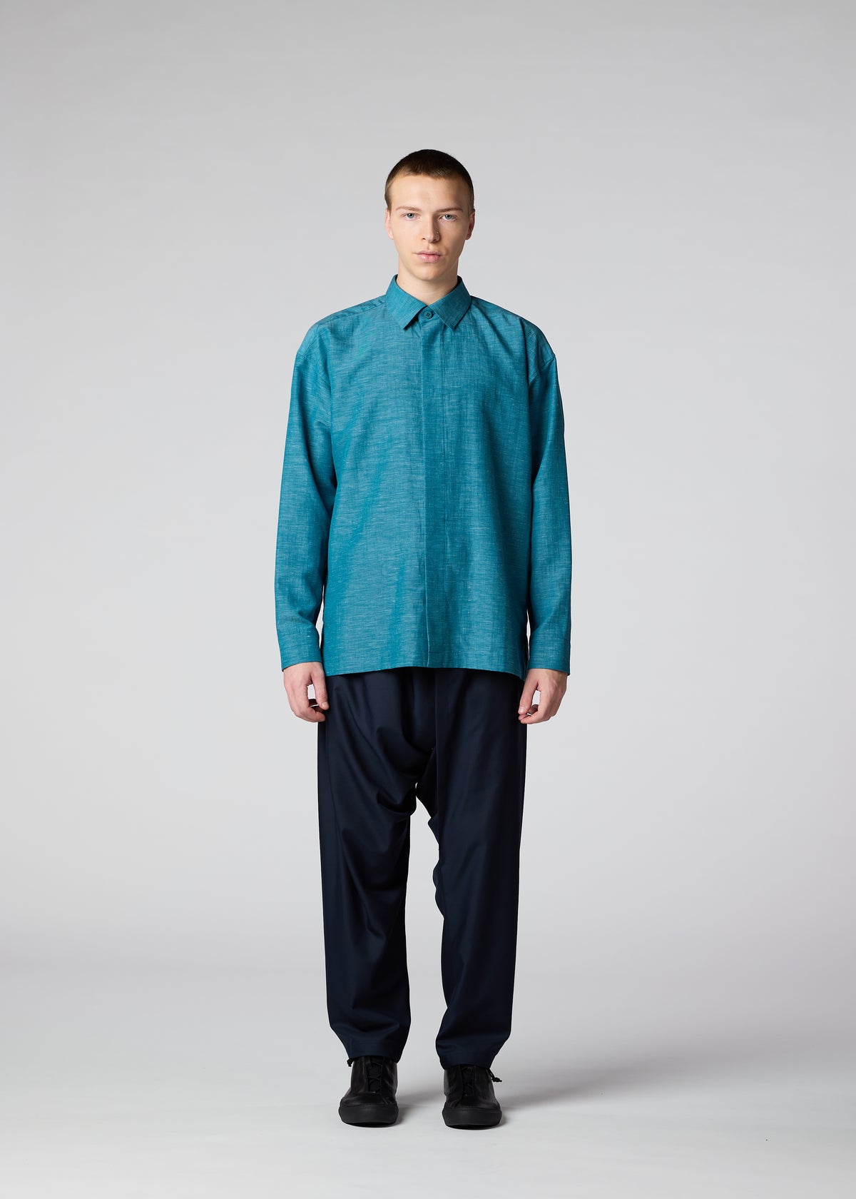 HYBRID SHIRT、メンズ_トップス_シャツ、着用画像1
