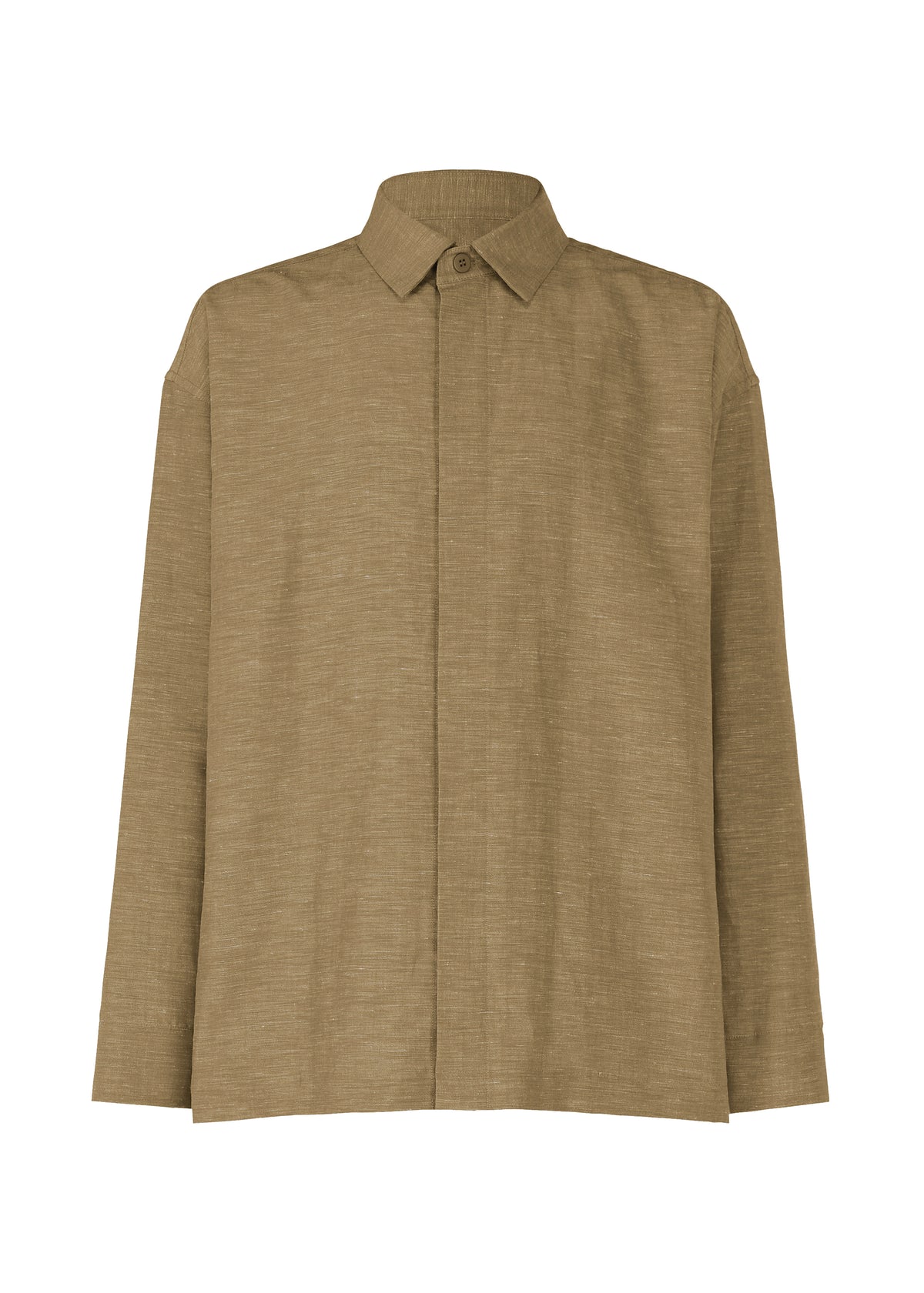 HYBRID SHIRT、メンズ_トップス_シャツ、カーキ