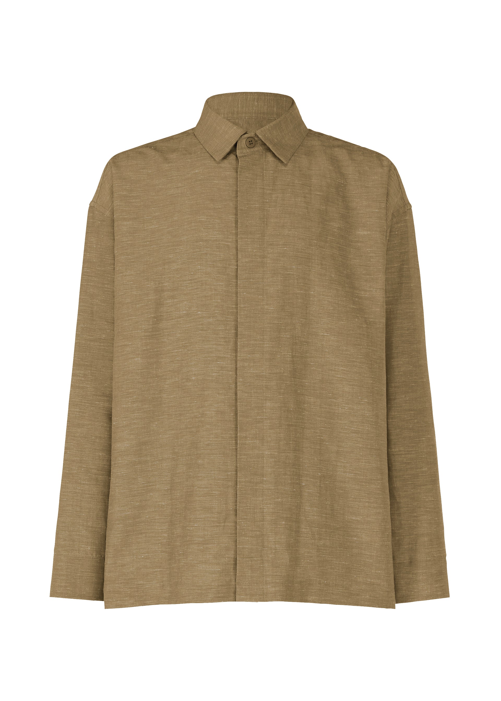 HYBRID SHIRT、メンズ_トップス_シャツ、カーキ