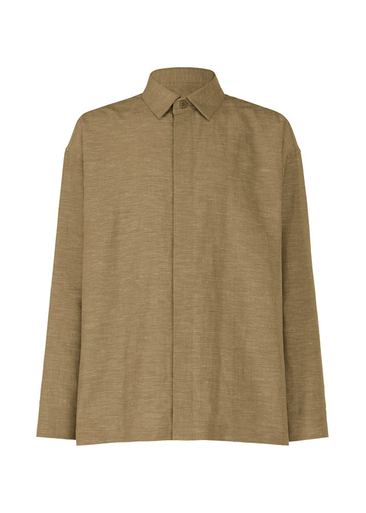 HYBRID SHIRT、メンズ_トップス_シャツ、カーキ
