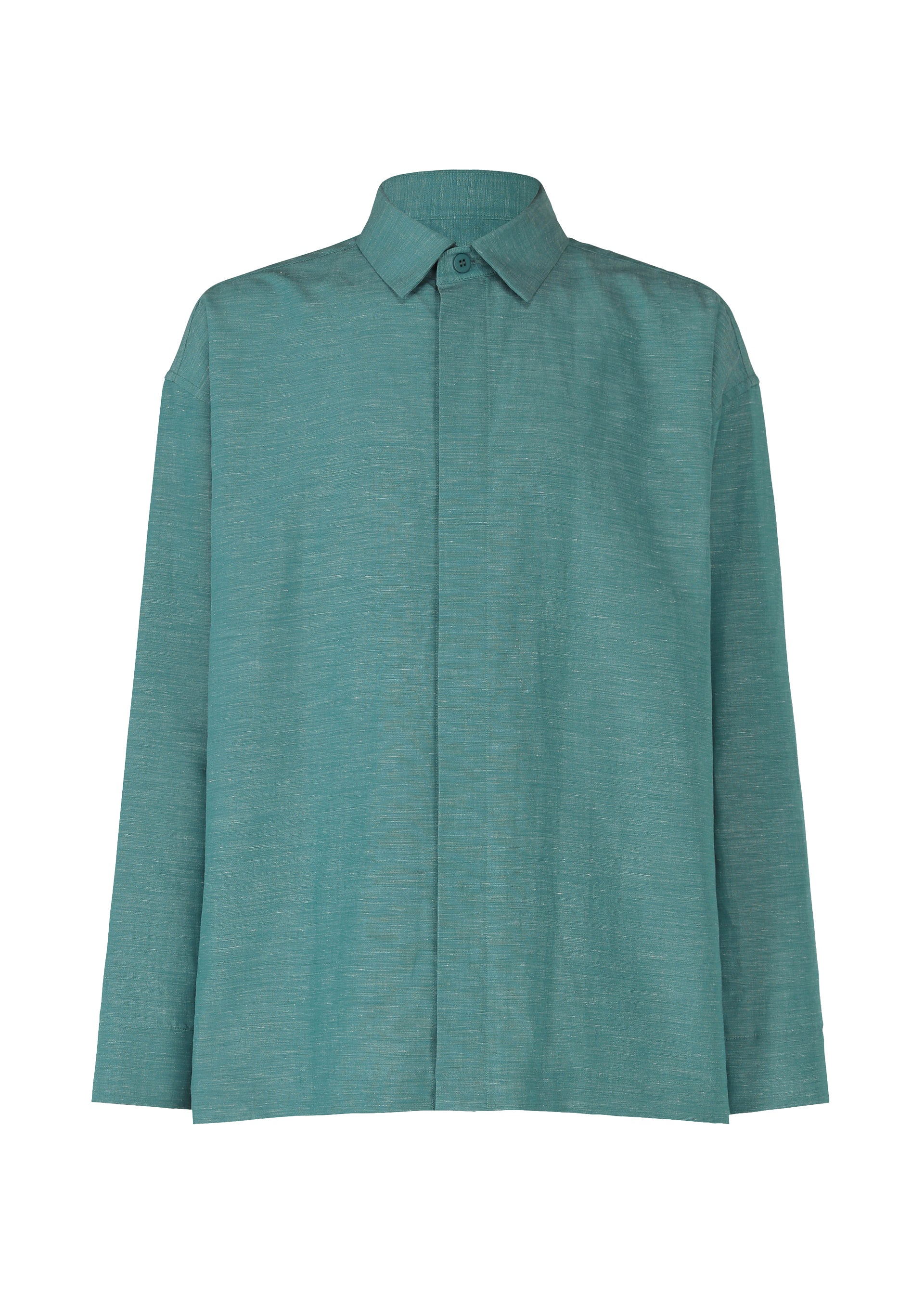 HYBRID SHIRT、メンズ_トップス_シャツ、ネイビー