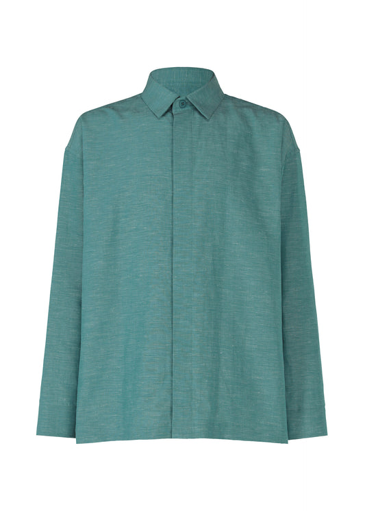 HYBRID SHIRT、メンズ_トップス_シャツ、ネイビー