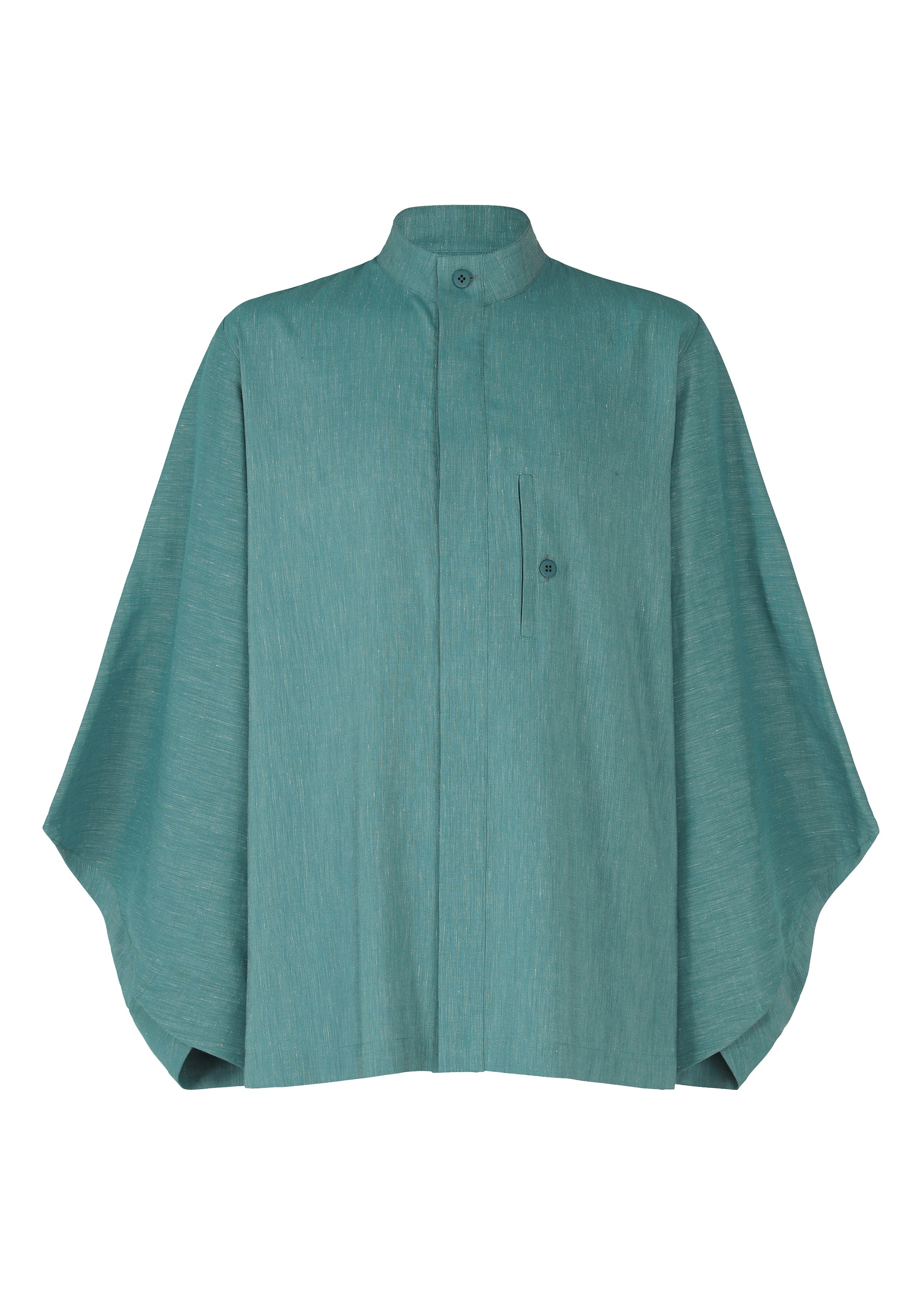 HYBRID SHIRT、メンズ_トップス_シャツ、ネイビー