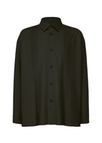 PLEATS SHIRT、メンズ_トップス_シャツ、ブラック