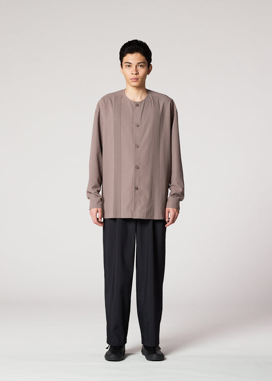 PLEATS SHIRT、メンズ_トップス_シャツ、着用画像1