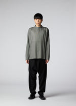 WOOL LIKE COMPACT SHIRT、メンズ_トップス_シャツ、着用画像1