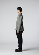 WOOL LIKE COMPACT SHIRT、メンズ_トップス_シャツ、着用画像2