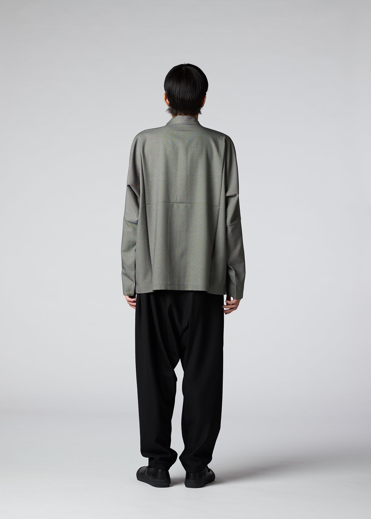 WOOL LIKE COMPACT SHIRT、メンズ_トップス_シャツ、着用画像3