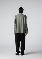 WOOL LIKE COMPACT SHIRT、メンズ_トップス_シャツ、着用画像3
