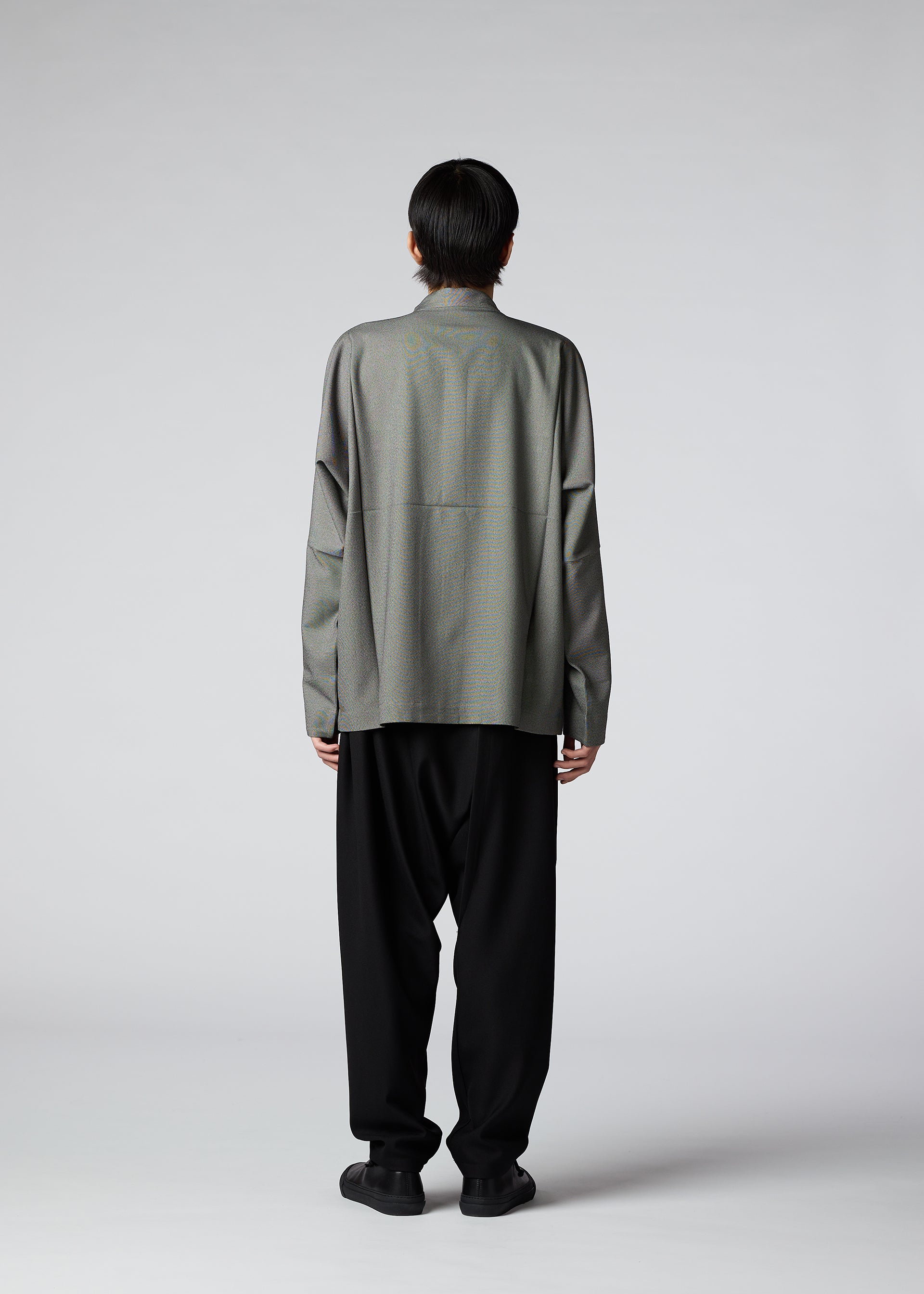 WOOL LIKE COMPACT SHIRT、メンズ_トップス_シャツ、着用画像3