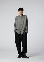 WOOL LIKE COMPACT SHIRT、メンズ_トップス_シャツ、着用画像4