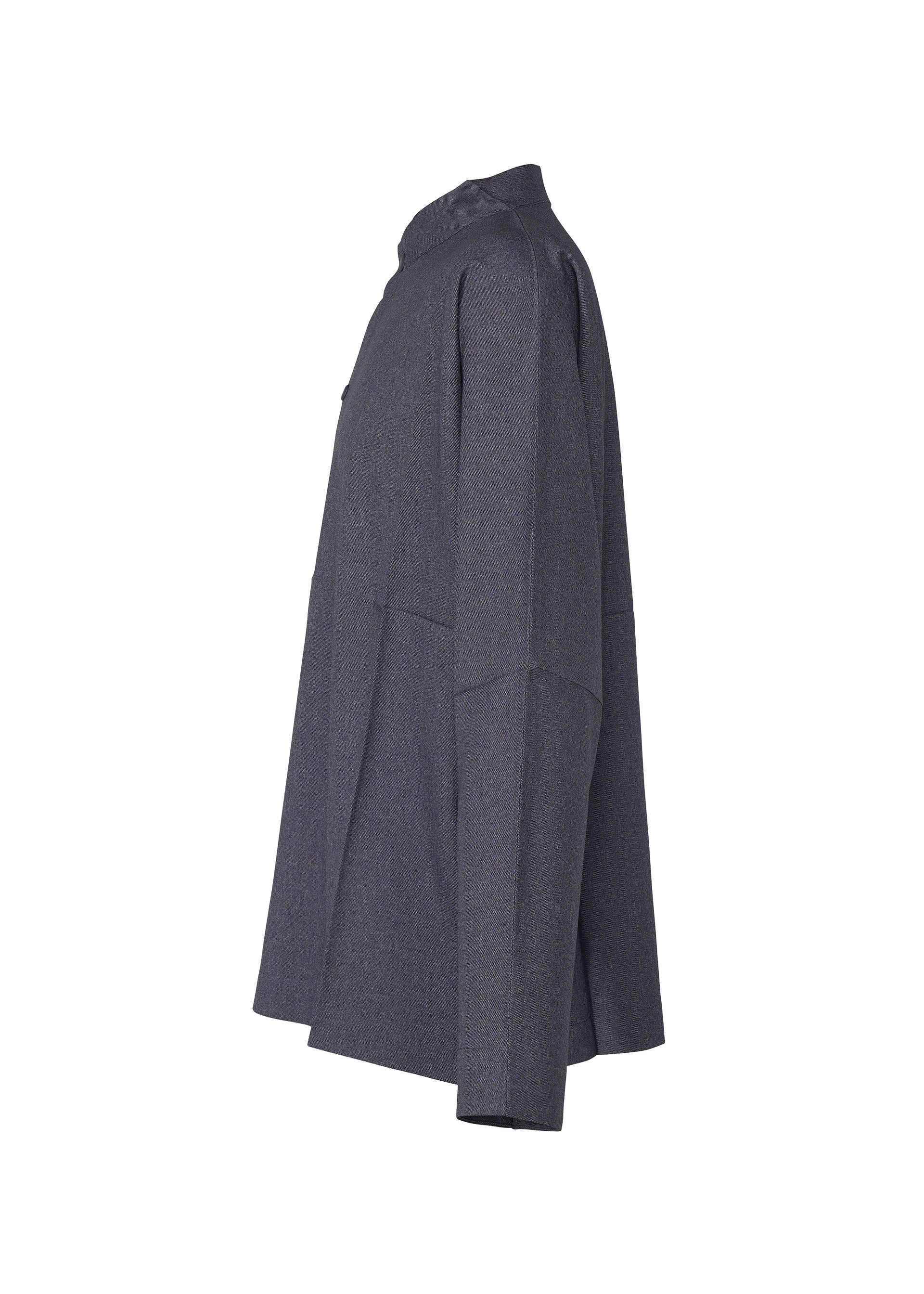 WOOL LIKE COMPACT SHIRT、メンズ_トップス_シャツ、ディテール画像2