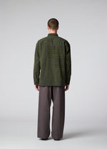 GEOMETRY JACQUARD SHIRT、メンズ_トップス_シャツ、着用画像3