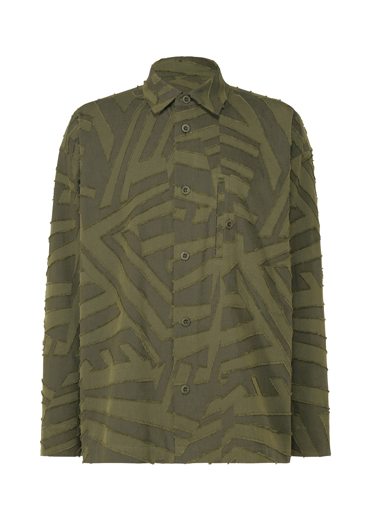 GEOMETRY JACQUARD SHIRT – isseymiyake.com