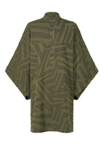 GEOMETRY JACQUARD SHIRT、メンズ_トップス_シャツ、グリーン