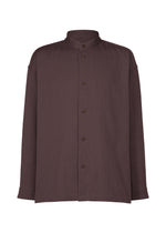 DOUBLE WEAVE CREPE、メンズ_トップス_シャツ、ブラウン