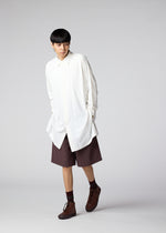 BIG PLEATS SHIRT、メンズ_トップス_シャツ、着用画像4