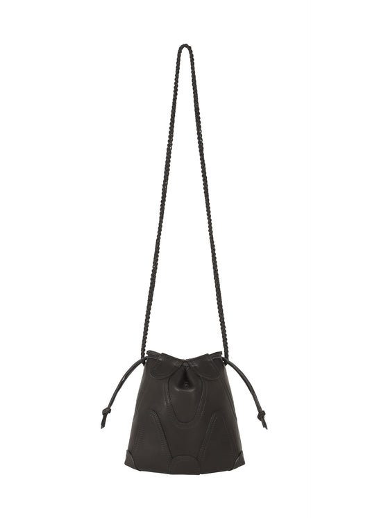 ELEMENTS LEATHER BAG、バッグ&財布_ショルダーバッグ、ブラック