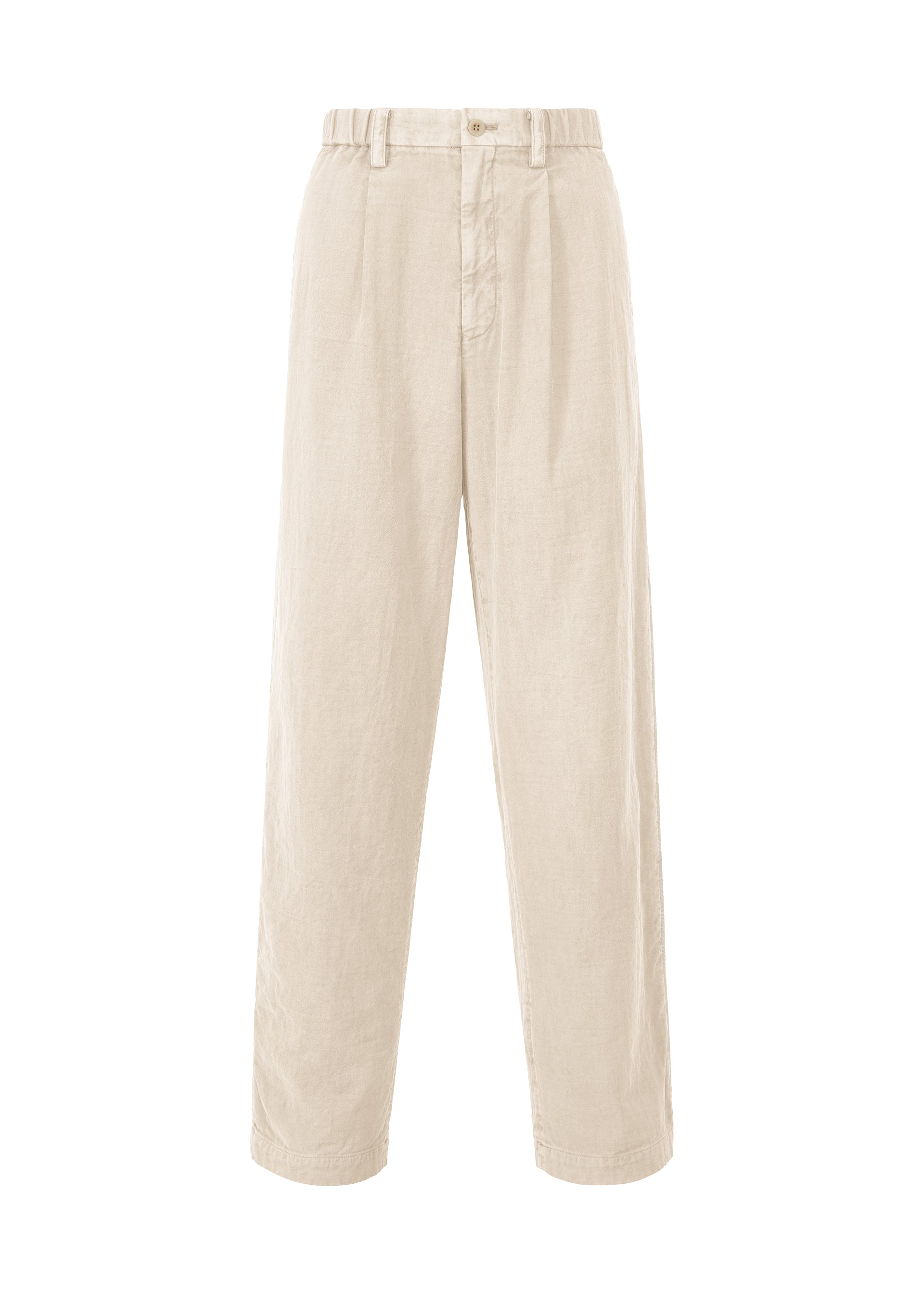 ISSEY MIYAKE ガウチョパンツ ベージュ　クロップドパンツ　シティ SHRINK JACQUARD – isseymiyake.com