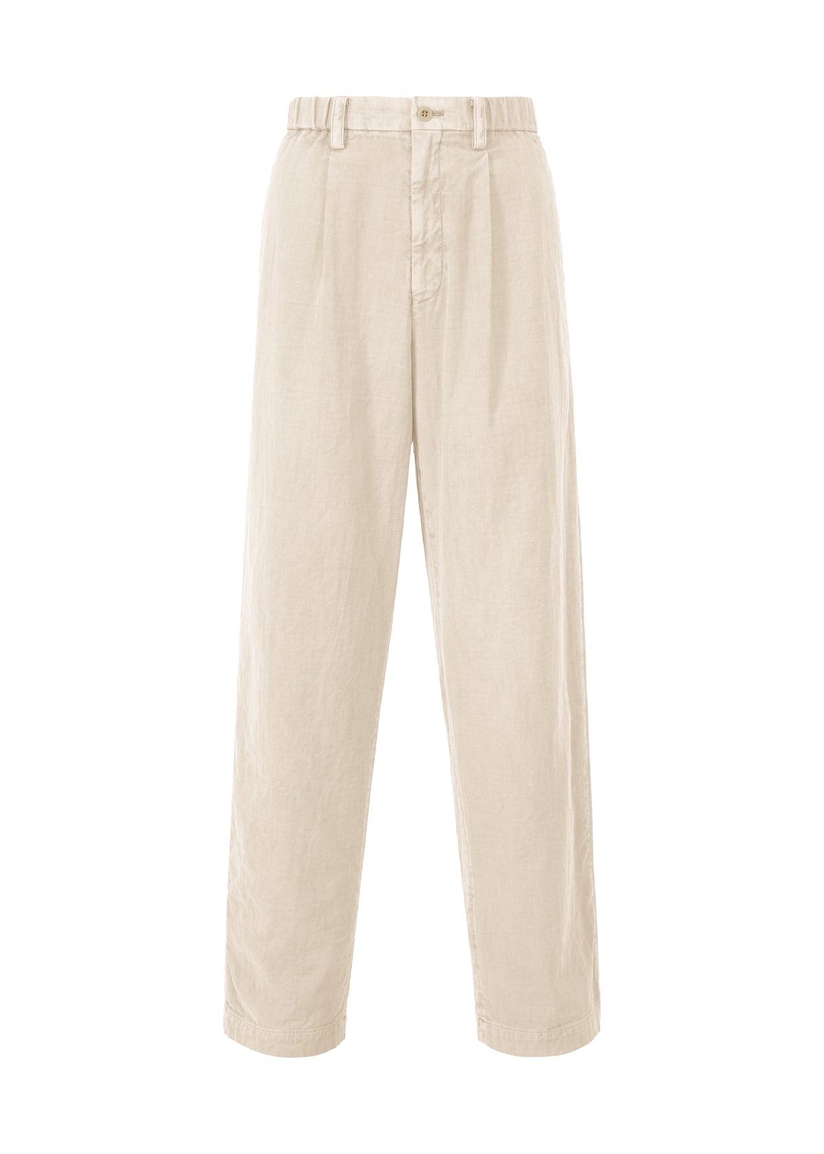 PIGMENT DOUBLE FACE COTTON、メンズ_パンツ、ベージュ