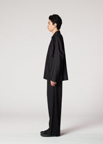 COMPACT SHIRT BLACK、メンズ_トップス_シャツ、着用画像2